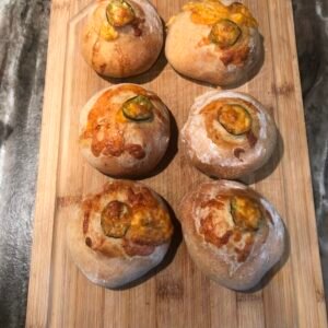 Sourdough jalapeño cheddar bombs (6 piece)